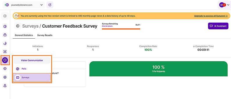 Overview of Surveys Feature Overview of Surveys Feature