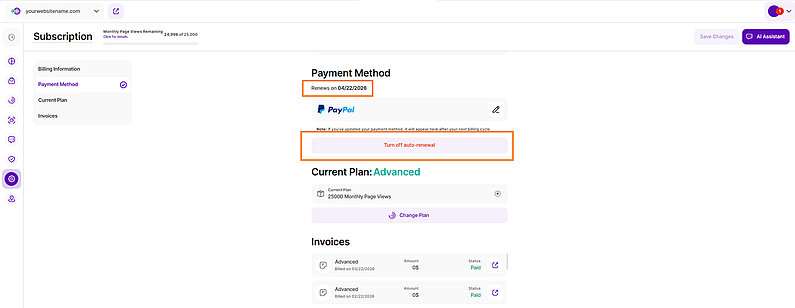 Manage Your Subscription and Auto-Renewal Manage Your Subscription and Auto-Renewal