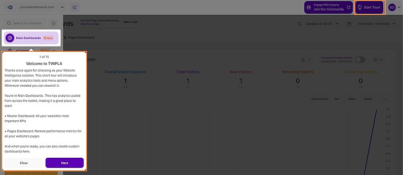 Meet Our Powerful Dashboard Feature Tour Meet Our Powerful Dashboard Feature Tour