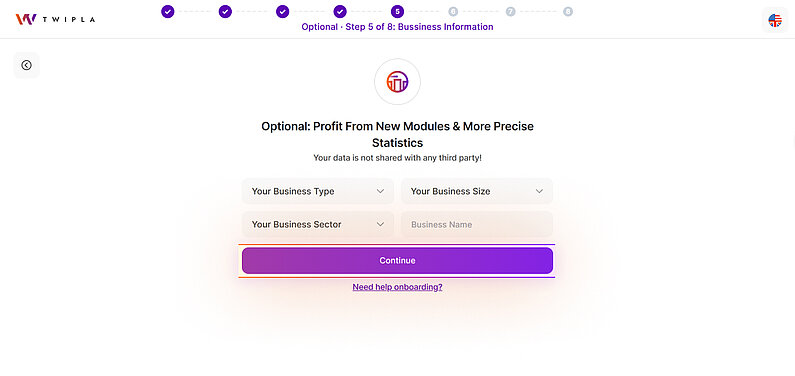 Geschäftsinformationen teilen